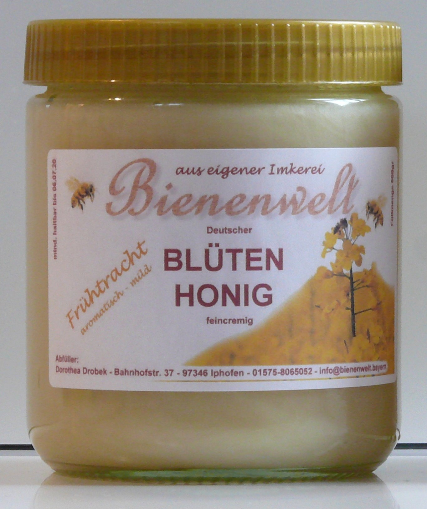 Cremiger Blütenhonig Frühtracht 2018